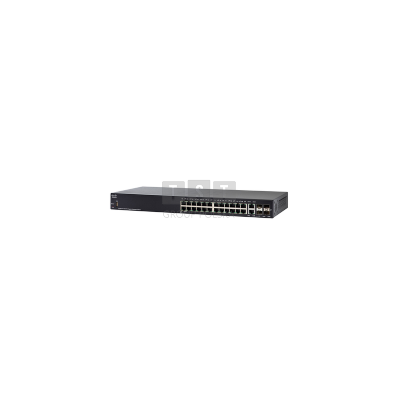 Cisco SG350-28 | Switch | 24x 1000Mb/s, 2x Combo(RJ45/SFP) + 2x SFP, Zarządzalny