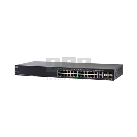 Cisco SG350-28 | Switch | 24x 1000Mb/s, 2x Combo(RJ45/SFP) + 2x SFP, Zarządzalny