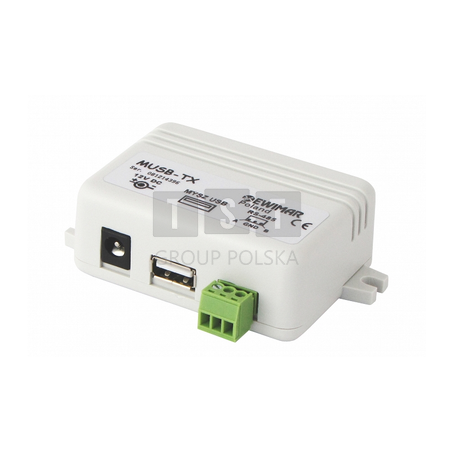 MUSB-TX Dodatkowy nadajnik MUSB- pozwala na sterowanie więcej niż jedną myszką