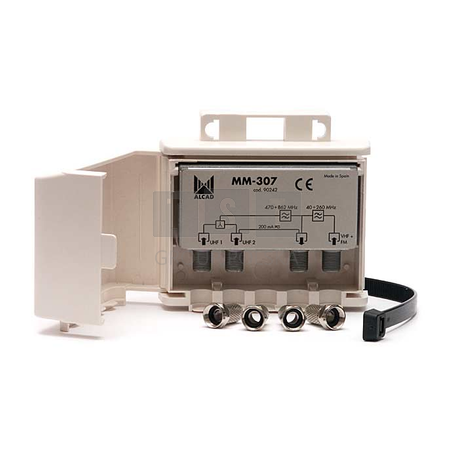 MM-307 Zwrotnica UHF-UHF-VHF/FM / Na złączach F Alcad/ DIPOL