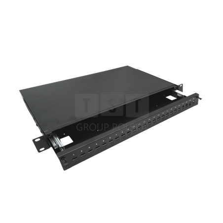 FOP-1U-24SCS-C-P Przełącznica 24xSC simplex/24xLC duplex 19" 1U