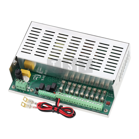 PSDCG2-12V8x1A Zasilacz buforowy wielowyjściowy 8x1A, Grade2