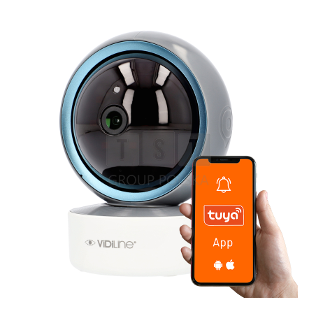 Kamera obrotowa wewnętrzna 4Mpx Tuya VIDI-PTZ-TWW Wi-Fi Autotracking