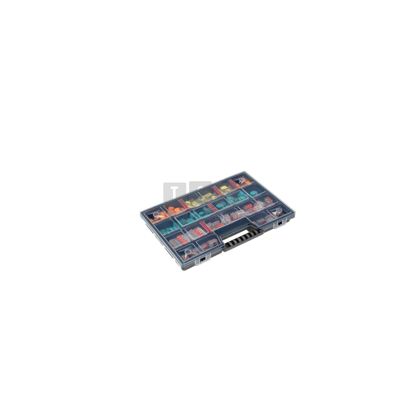 OR-SZ-8008 Zestaw złączek wciskanych i zaciskowych 151 szt.