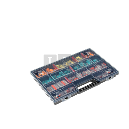 OR-SZ-8008 Zestaw złączek wciskanych i zaciskowych 151 szt.