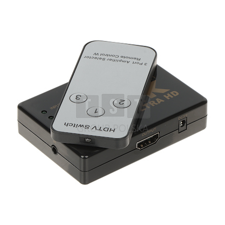 PRZEŁĄCZNIK HDMI-SW-3/1-IR-4K