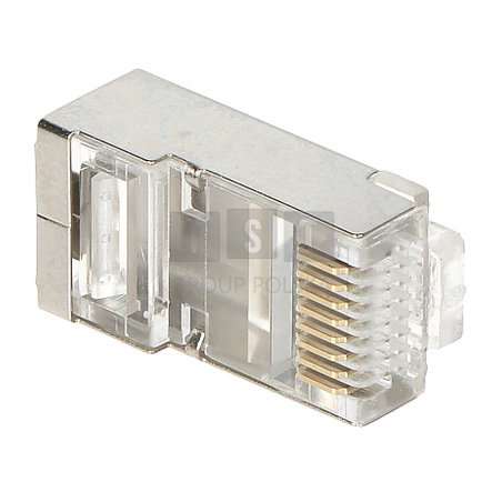 WTYK MODULARNY EKRANOWANY RJ45T/6-EKRAN*P100 TYP EZ