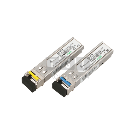 Extralink SFP 1.25G | Moduł SFP WDM | 1,25Gbps, 1310/1550nm, single mode, 3km, LC, DOM, para