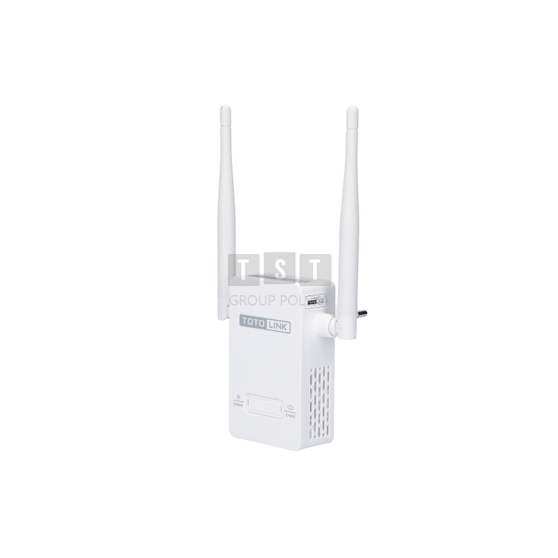 Totolink EX200 | Wzmacniacz sygnału WiFi | 300Mb/s, 2,4GHz, 1x RJ45 100Mb/s, 2x 4dBi