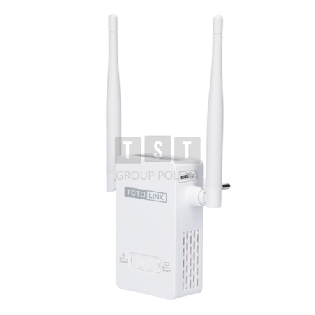 Totolink EX200 | Wzmacniacz sygnału WiFi | 300Mb/s, 2,4GHz, 1x RJ45 100Mb/s, 2x 4dBi