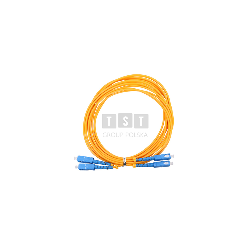 Extralink SC/UPC-SC/UPC | Patchcord | Single mode, Duplex, G657A1, 3mm, 2m
