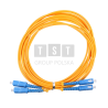Extralink SC/UPC-SC/UPC | Patchcord | Single mode, Duplex, G657A1, 3mm, 2m