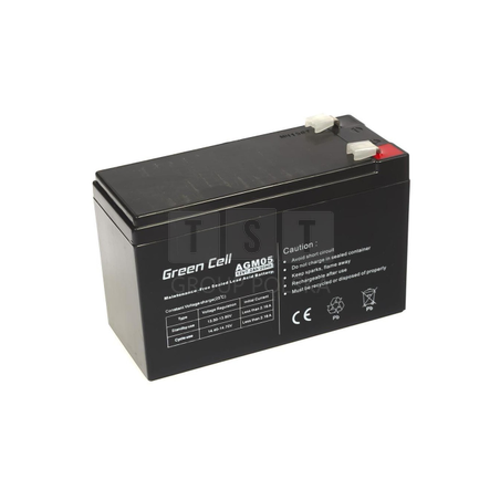 Green Cell AGM05 12V 7.2Ah | Akumulator | bezobsługowy