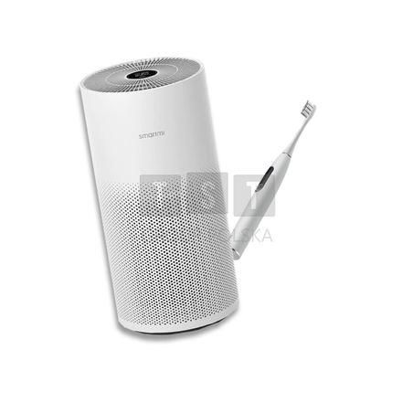 SmartMi Air Purifier White + Oclean X Pro Elite | Zestaw | Oczyszczacz powietrza + Szczoteczka soniczna