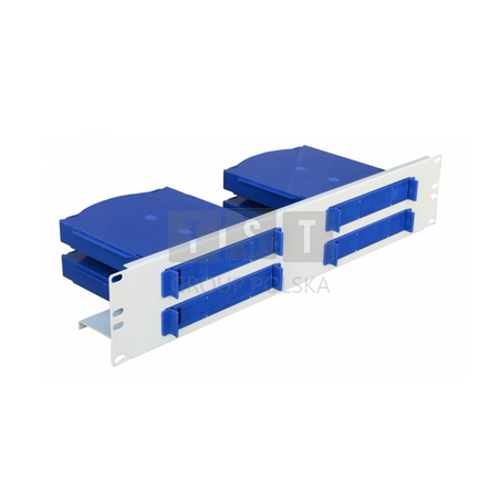 Mantar PS 19" 2U Simplex 48J | Przełącznica światłowodowa | Modularna 4x 12