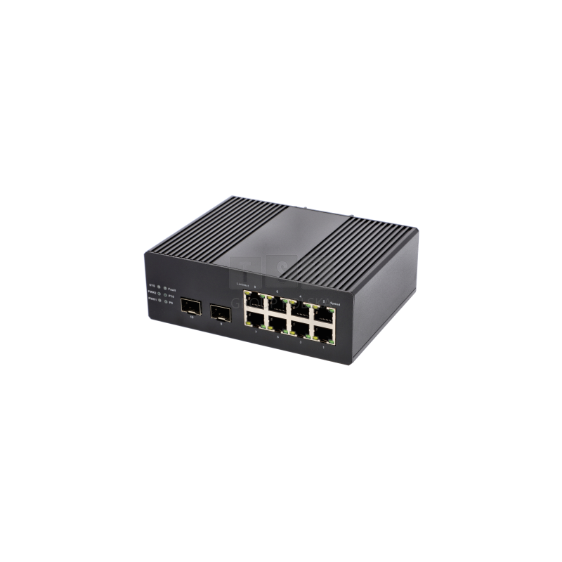 Switch zarządzalny Desktop VIDI-MG0802GE-D 8x PoE 1000Mb/s 2x SFP 1000Mb/s 120W