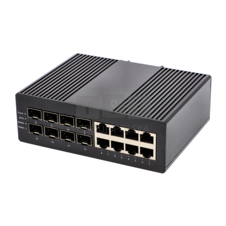 Switch zarządzalny Desktop VIDI-MG0808GE-D 8x PoE 1000Mb/s 8x SFP 1000Mb/s 240W