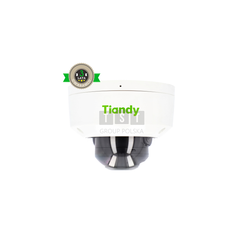 Kamera kopułowa IP Tiandy MotoZoom 4 Mpix podczerwień IR TC-C34KN Spec: I3/A/E/Y/2.8-12mm/V4.2