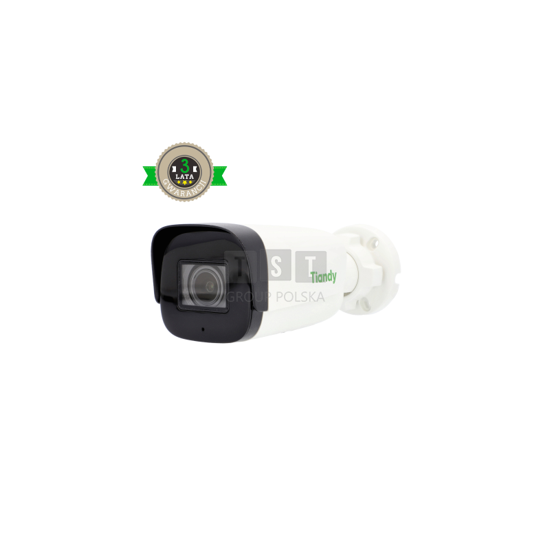 Kamera tubowa IP Tiandy MotoZoom 4 Mpix podczerwień IR TC-C34UN Spec: I8/A/E/Y/2.8-12mm/V4.2