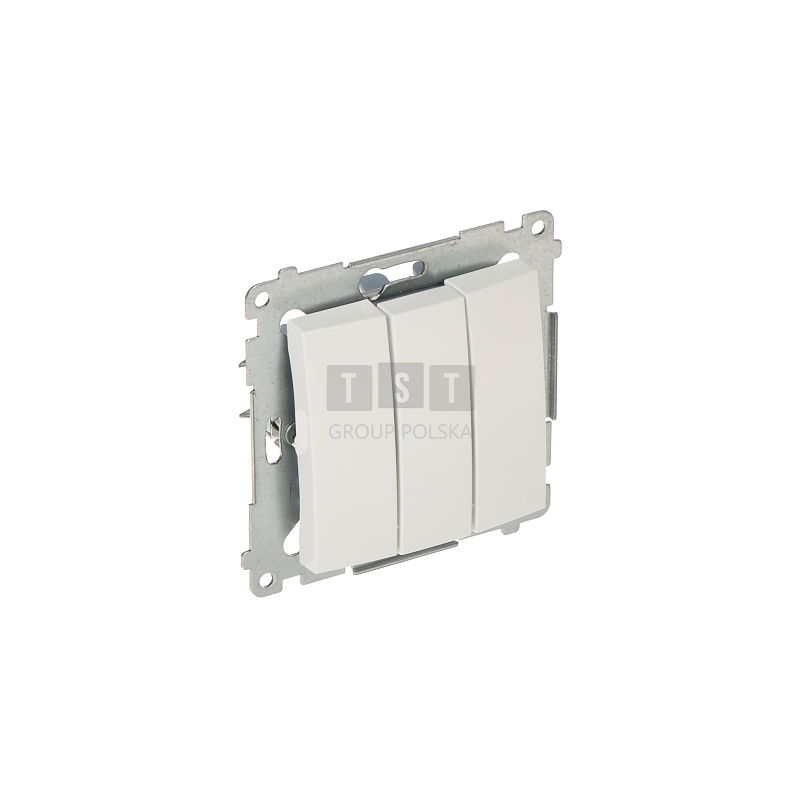 ŁĄCZNIK POTRÓJNY Z PODŚWIETLENIEM DW31L.01/11-SIMON54 250 V 10 A