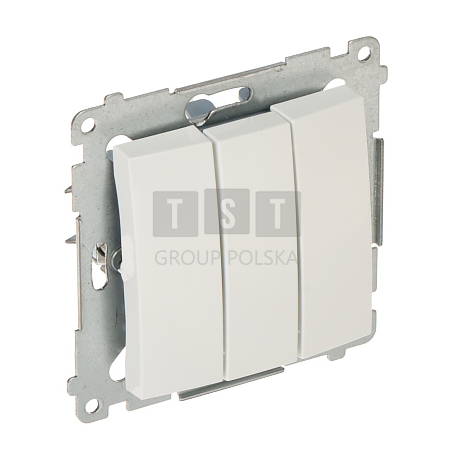 ŁĄCZNIK POTRÓJNY Z PODŚWIETLENIEM DW31L.01/11-SIMON54 250 V 10 A