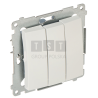 ŁĄCZNIK POTRÓJNY Z PODŚWIETLENIEM DW31L.01/11-SIMON54 250 V 10 A