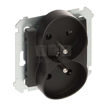 GNIAZDO PODWÓJNE DGZ2MZ.01/49-SIMON54 250 V 16 A