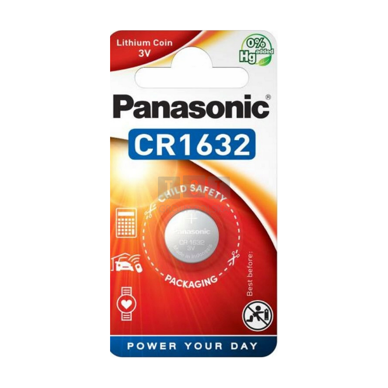 Bateria CR1632 1BL PANASONIC 3V 140mAh (1 szt.)