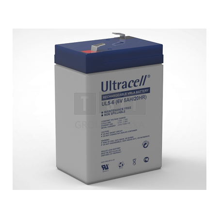 Akumulator AGM ULTRACELL UL 6V 5Ah