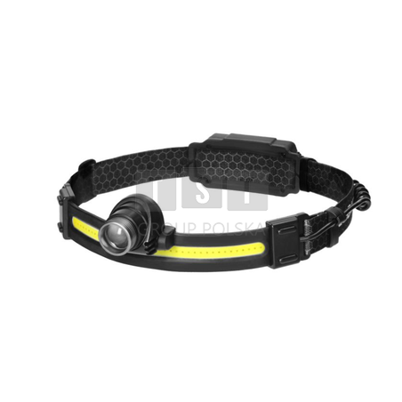 LT-9 Latarka czołowa LED COB z akumulatorem, ORNO