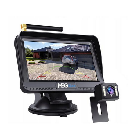 Zestaw bezprzewodowy MBG LINE D+435+009S kamera cofania