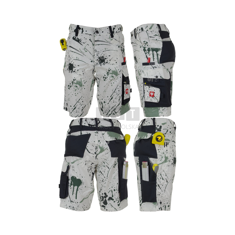 Szorty robocze białe, r.52