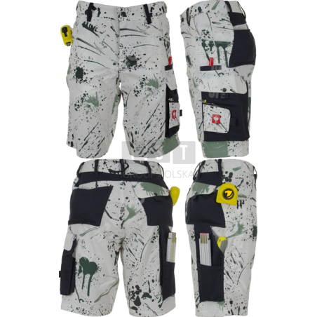 Szorty robocze białe, r.52