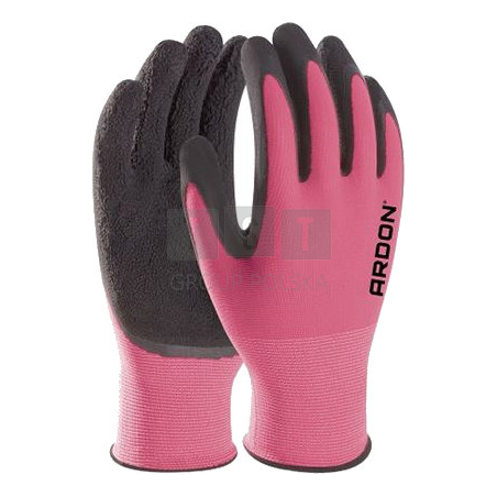 ARDON PETRAX A8007 RĘKAWICE ROBOCZE NYLONOWE POWLEKANE LATEKSEM R. 07