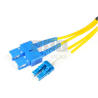 PATCHCORD ŚWIATŁOWODOWY SM SC/UPC-LC/UPC DUPLEX 0,5m
