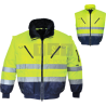 PORTWEST PJ50 KURTKA OCIEPLANA OSTRZEGAWCZA PILOT 3w1 R. XL