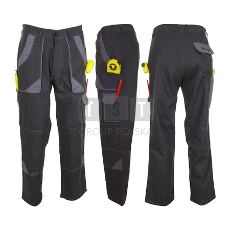 ARTMAS PROCOTTON SPODNIE ROBOCZE DO PASA BHP BAWEŁNIANE MĘSKIE R. 60