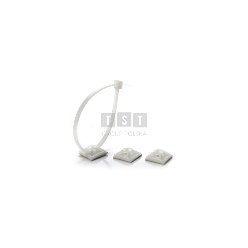 UCHWYT MOCUJĄCY SAMOPRZYLEPNY HW-3AC BIAŁY (100szt.)