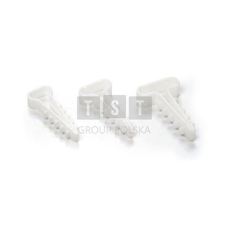 UCHWYT WBIJANY DO MOCOWANIA PRZEWODÓW PŁASKICH UWP-2 (100szt.)