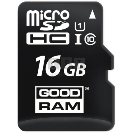 KARTA PAMIĘCI microSD GOODRAM UHS1 CL10 16GB + ADAPTER 100MB