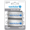Akumulatorki D / R20 Ni-MH everActive 5500mAh Silver Line (box 2 szt.)
