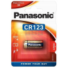 Bateria CR123A PANASONIC (blister 1 szt.)