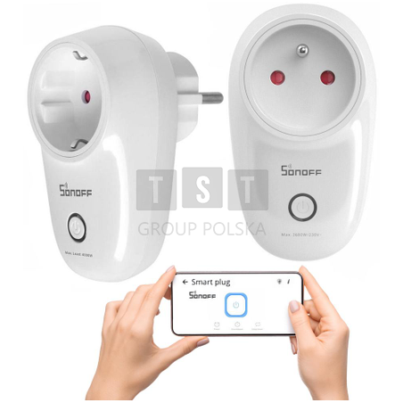 SONOFF Inteligentne gniazdko 10A WiFi S26R2TPE-FR