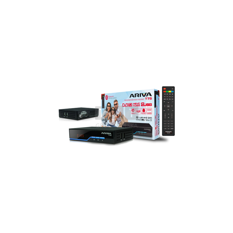 Tuner DVB-T2 Ferguson Ariva T75 H.265 HEVC