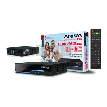 Tuner DVB-T2 Ferguson Ariva T75 H.265 HEVC