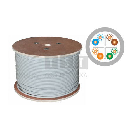 KIU6PVC500 Kabel U/UTP kat.6 PVC Eca, 500m