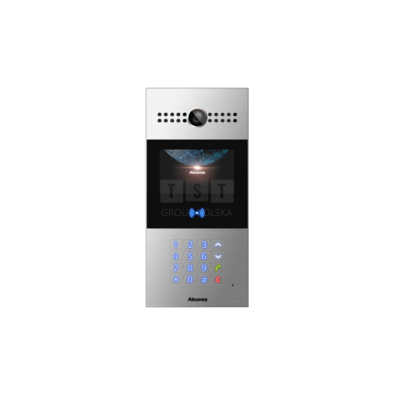 R28A Wideodomofon SIP z czytnikiem, szyfratorem, LCD