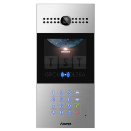 R28A Wideodomofon SIP z czytnikiem, szyfratorem, LCD