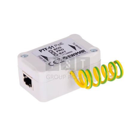 PTF-51-PRO/PoE/DIN Zabezpieczenie przeciwprzepięciowe LAN / Ethernet